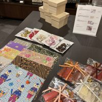 会期中にはミニ茶箱ワークショップも開催されました