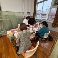 可愛いミニ茶箱が完成しました