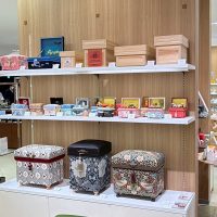 素茶箱からミニ茶箱、インテリア茶箱のたくさんの商品が並びました